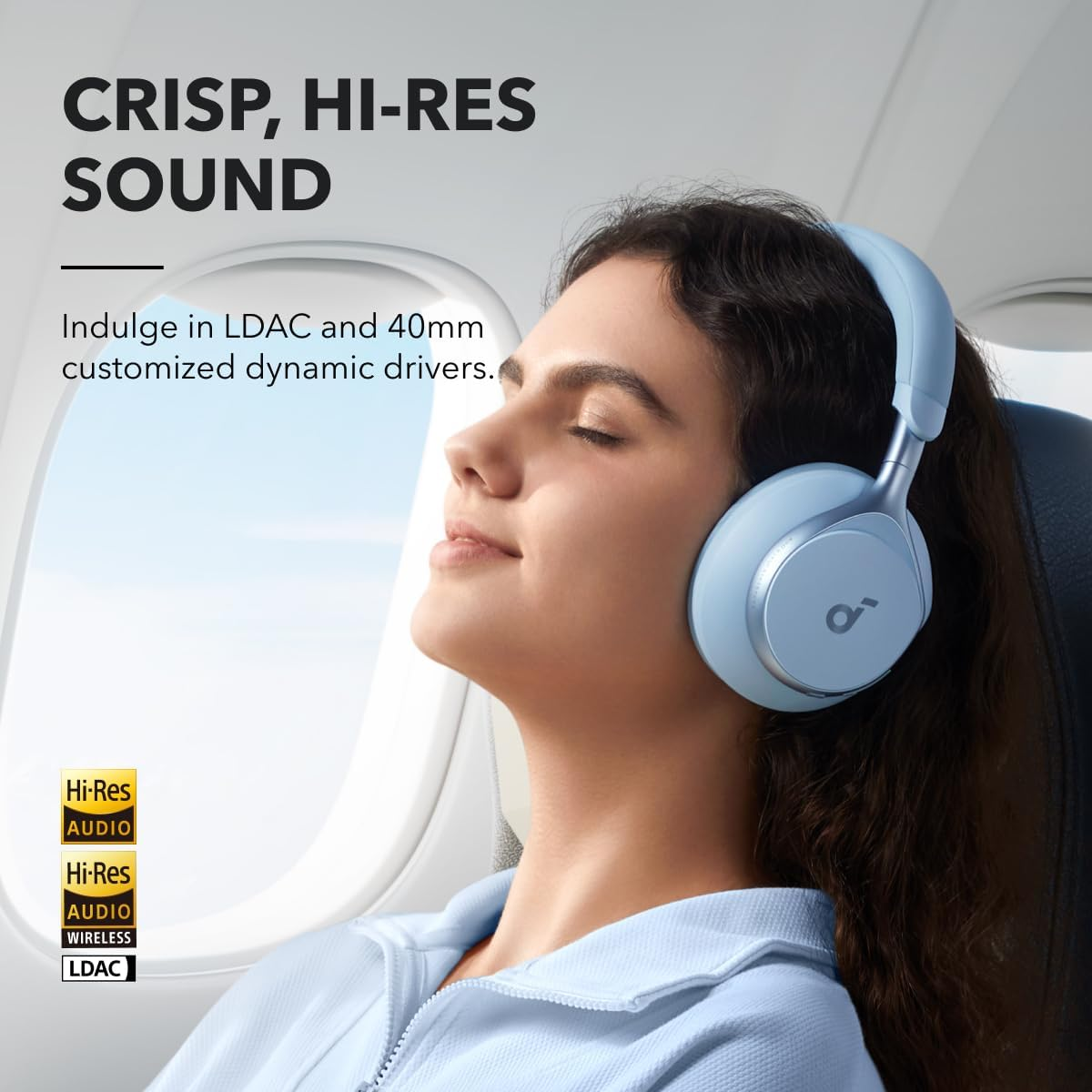 Anker Soundcore Space One Headphone - Blue Anker Soundcore Space One Headphone - Blue